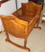 Cradle w engraving (stained) 